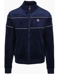 Fila - Vittorio Velour Track Jacket /Gardenia - Lyst