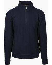 BOSS - Boss Structure Half Zip Dark - Lyst