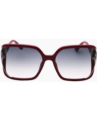 Tom Ford - Solange-02 Gradient Smoke Shiny Fuxia Framed Sunglasses - Lyst