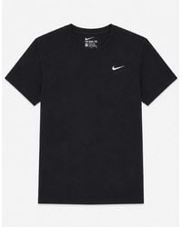 Nike - Embroidered Logo Swoosh T Shirt - Lyst