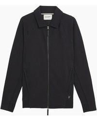 Lyle & Scott - Interlock Collared Zip Through - Lyst