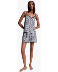 Tommy Hilfiger - Woven Cami Print Top Heritage Gingham Desert Sky - Lyst