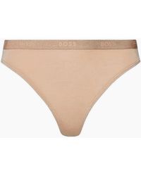 BOSS - Ci Logo Waistband Thong, Light/Pastel - Lyst