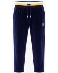 Sergio Tacchini - Sartori Velour Track Pant Joggers Maritime - Lyst