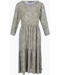 Regatta - Briella Crew Neck Three Quarter Sleeve Maxi Dress - Lyst