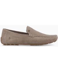 Hush Puppies - Ralph Suede Loafer Shoes Taupe - Lyst