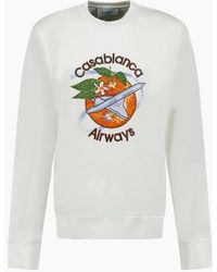 CASABLANCA - Orbite Autour De' Beaded Sweatshirt - Lyst