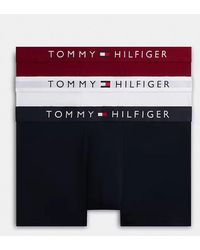 Tommy Hilfiger - 3 Pack Waistband Trunks - Lyst