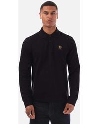 Belstaff - Long Sleeved Polo Shirt - Lyst