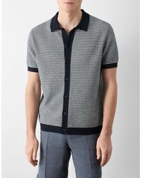 Oliver Sweeney - Hessle Knitted Cotton Short-Sleeved Shirt - Lyst