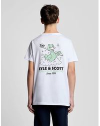 Lyle & Scott - Back Print Graphic T-Shirt - Lyst