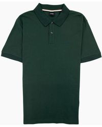 BOSS - Pallas Embroidered Logo S/S Polo Dark 350 - Lyst