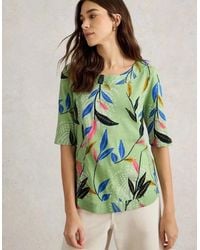 White Stuff - Weaver Jersey Tee Print - Lyst