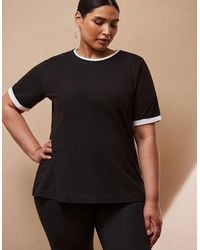 Live Unlimited London - Contrast T-Shirt - Lyst