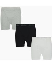 Calvin Klein - Stencil Logo Cotton Stretch Boxers, & (3 Pack) - Lyst
