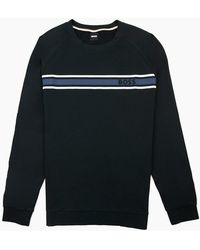 BOSS - Authentic Logo Crewneck Sweatshirt 001 - Lyst