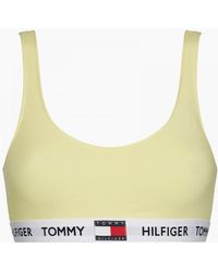 Tommy Hilfiger - Organic Cotton Logo Bralette, Elfin - Lyst