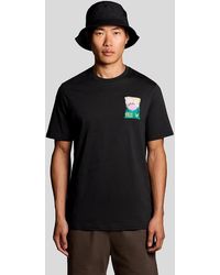 Lyle & Scott - Embroidered Graphic Crew Neck T-Shirt - Lyst