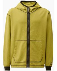 C.P. Company - Diagonal Fleece Zip Hoodie - Lyst