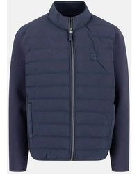 Fynch-Hatton - Hybrid Puffer Jacket Dark - Lyst