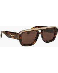 Palm Angels - Stockton Rectangle Sunglasses - Lyst