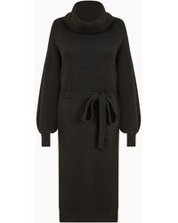 Yumi' - Roll Neck Midi Sweater Dress - Lyst