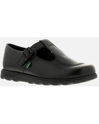 Kickers - Shoes Work School Fragma T Buckle Leather Uk Size - Lyst