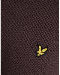 Lyle & Scott - Ribbed Crew Neck Raglan Sleeve Sweater - Lyst