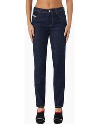 DIESEL - 2015 Babhila Z9C17 Denim Jeans Skinny Fit Mid Waist Dark New - Lyst