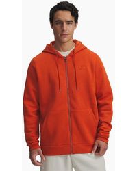 Under Armour - Solid Patterned Hooded Drawstring Jacket With Kangaroo Pocket - Lyst