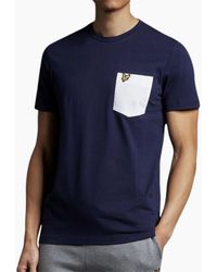 Lyle & Scott - Lyle & Scott T Shirts Pocket Logo Crew Neck Summer Beach Cotton Tee New - Lyst