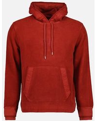 C.P. Company - Brushed Fleece Logo Hoodie - Lyst
