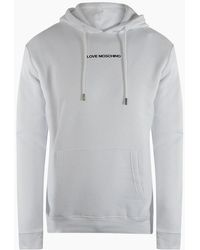 Love Moschino - Plain Logo Hoodie - Lyst