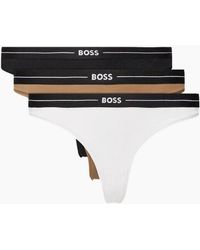 BOSS - 3-Pack Power Logo Thongs - Lyst
