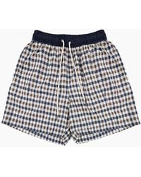 Aquascutum - Iconic Volley Swim Shorts 28 - Lyst