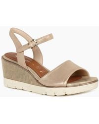 Tamaris - Tulip Wedge Heel Espadrille Sandals - Lyst