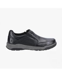 Hush Puppies - Fletcher Leather Slip-On Shoes - Lyst