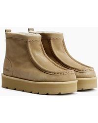 Clarks - Meare Rooey Suede Maple Boots - Lyst
