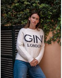 Gini London - Gini Logo Cozy Knit Jumper - Lyst