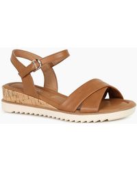 Tamaris - Carnation Low Wedge Sandals - Lyst