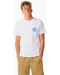 Rip Curl - Rip Curl Streamline Chest Logo Short Sleeve T-Shirt - Lyst