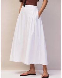Ro&zo - Petite Cotton Gathered Skirt - Lyst