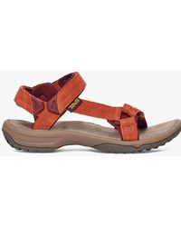 Teva - Terra Fi Lite Suede Sandals Languostino - Lyst