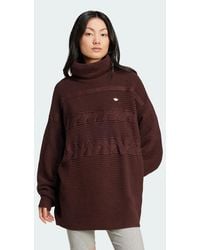 adidas - Originals Premium Oversized Knit Turtleneck Sweater - Lyst