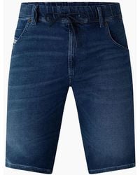 DIESEL - D Krooshort T Denim Shorts - Lyst