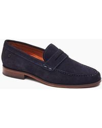 Base London - London Slate Loafer Leather Loafers - Lyst