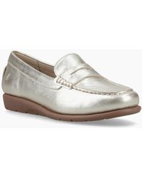 Hush Puppies - Shelby Leather Loafers - Lyst
