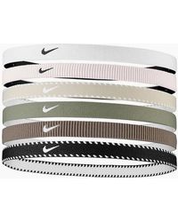 Nike - Flex Classic Printed Metallic Headbands 6 Pack - Lyst