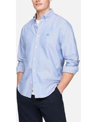 Tommy Hilfiger - Shirts Slim Fit Oxford Long Sleeve Casual Top - Lyst