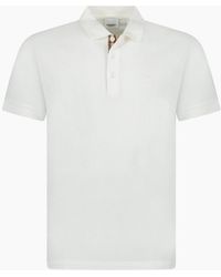 Burberry - 'Eddie' Tb Check Placket Polo-Shirt - Lyst